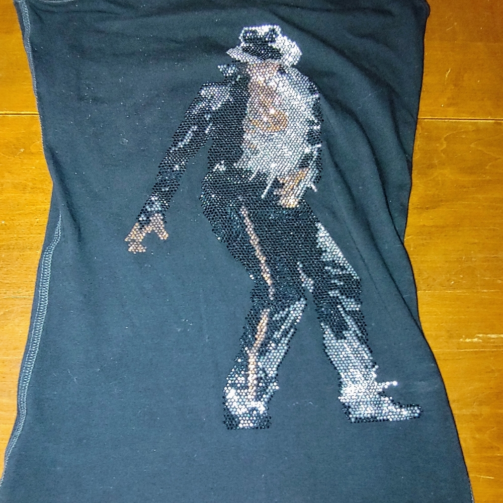 Micheal Jackson embellished tank.  Medium